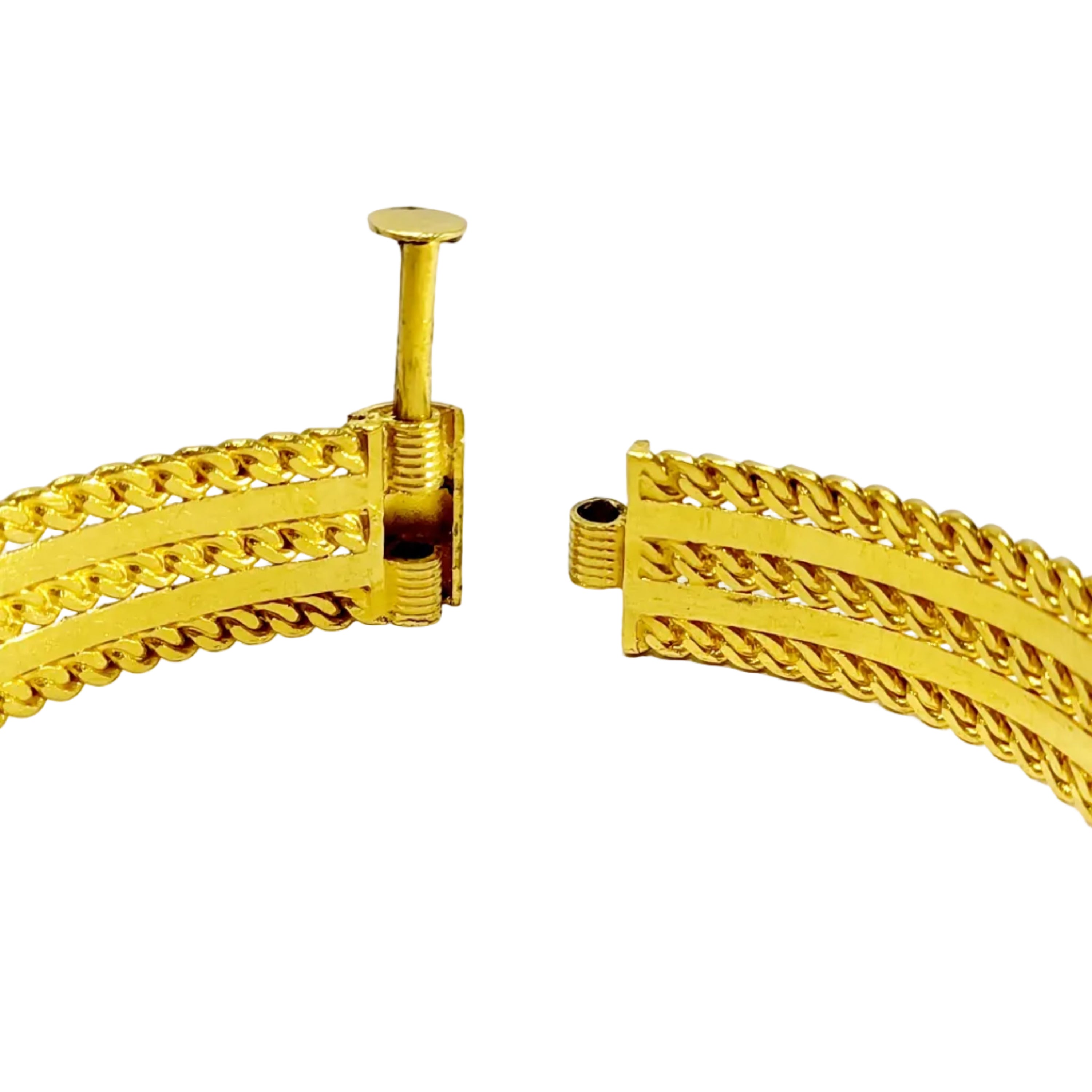 Bracelet Serpent En Or Et Rubis