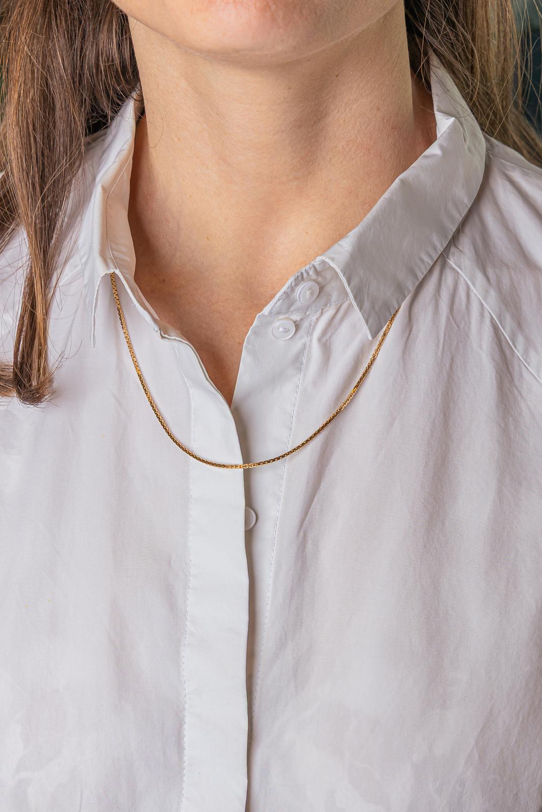 Collier Maille forçat Or jaune