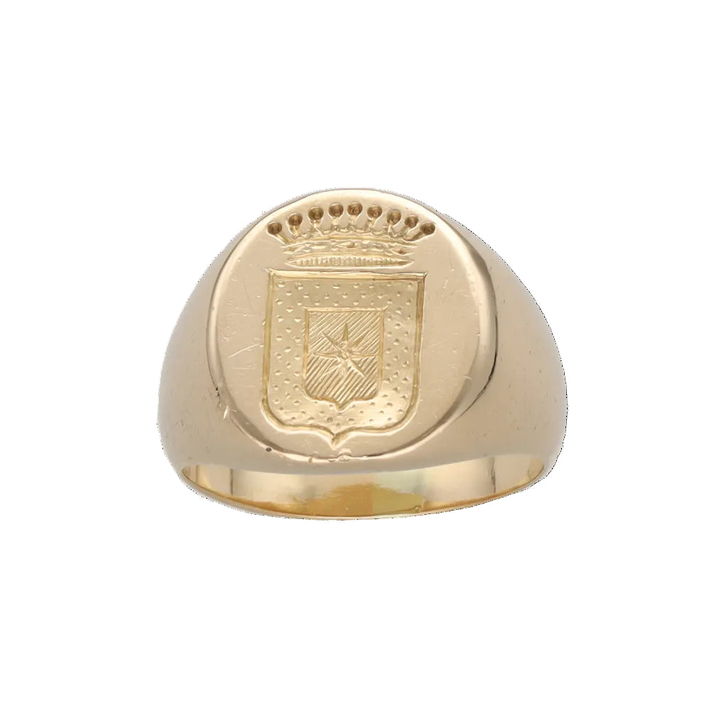 Bague Chevalière en or jaune