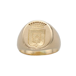 Bague Chevalière en or jaune