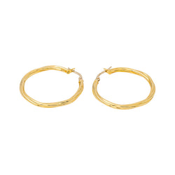 Boucles d'oreilles Créoles en or jaune