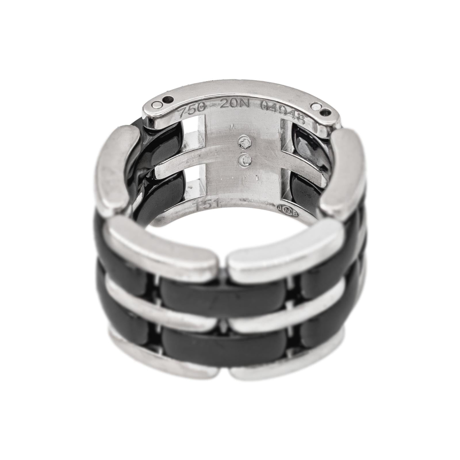 Chanel Bague Ultra Or blanc