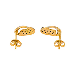 Boucles d'oreilles Dormeuses Or jaune  Diamant