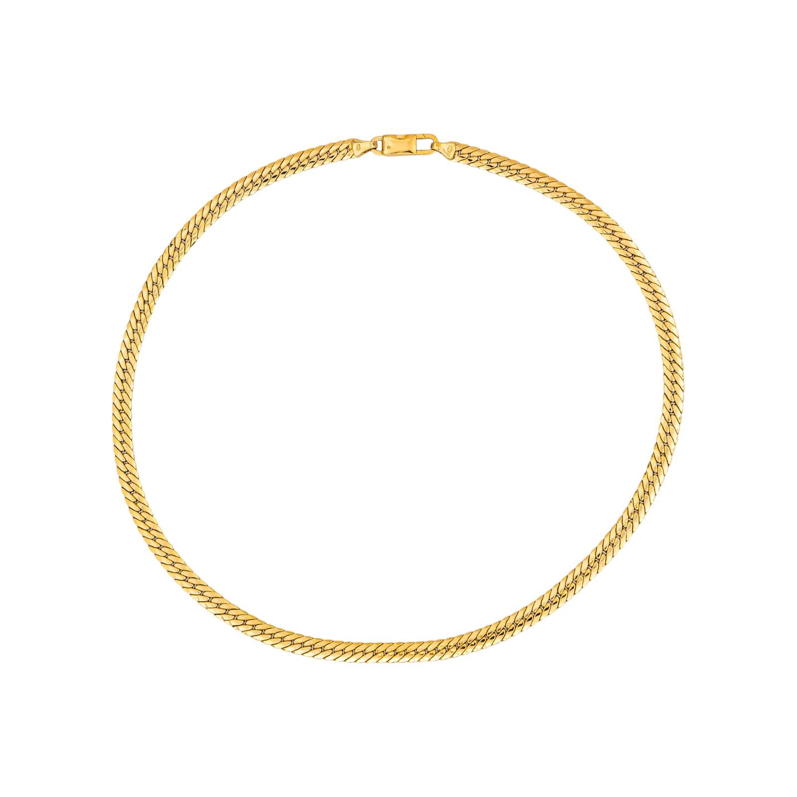 Collier Maille anglaise Or jaune