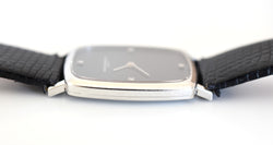 Montre VACHERON CONSTANTIN en or blanc, acier, cuir, onyx et diamants