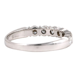 Bague Alliance en or blanc et diamants