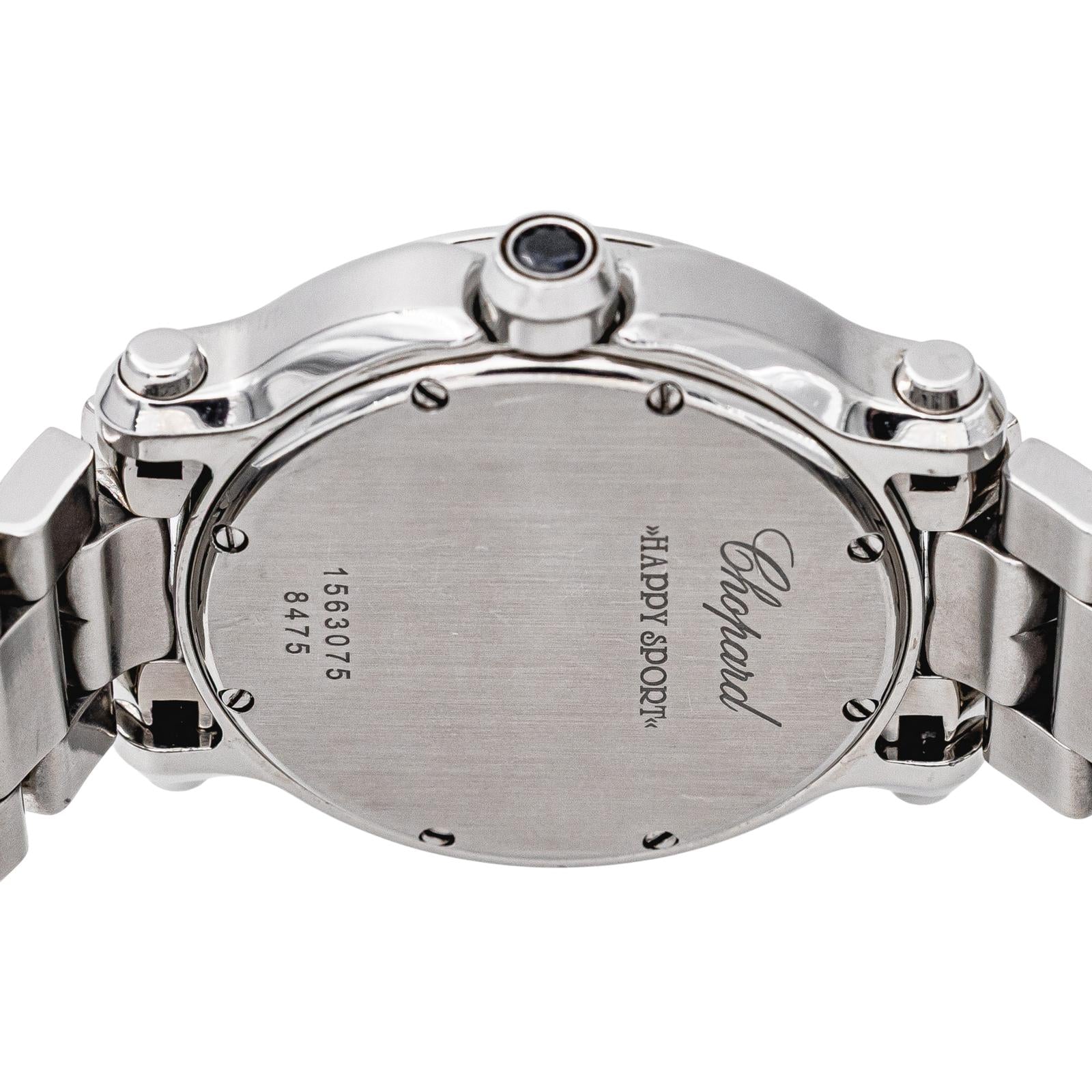 Chopard Montre Happy sport Acier Diamant
