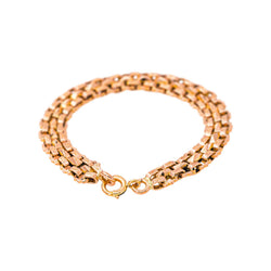 Bracelet Maille Tank Or rose