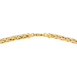Collier Maille Palmier Or jaune
