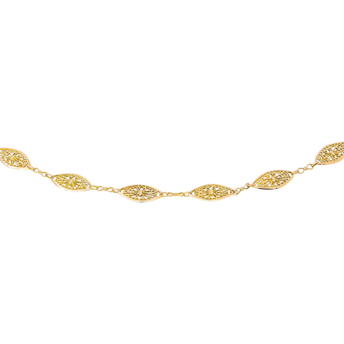 Collier Maille filigrane Or jaune