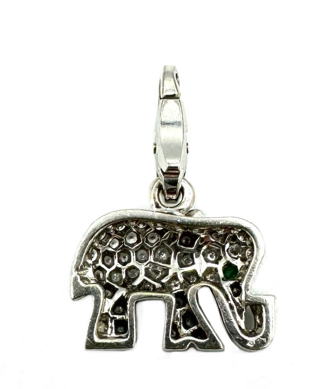 Pendentif CARTIER Charm's en or blanc et diamants