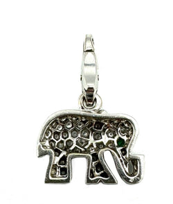 Pendentif CARTIER Charm's en or blanc et diamants