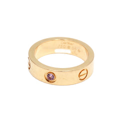 Bague Alliance CARTIER "Love" en or rose et saphir