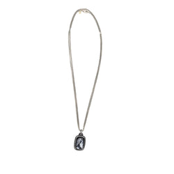 Collier Pendentif DAVID YURMAN Albion Enhancer en argent, hématite et diamants