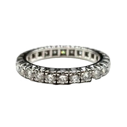 Bague Alliance en or blanc et diamants