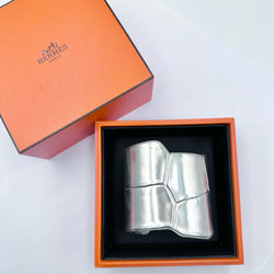 Bracelet Manchette HERMÈS "Niloticus Éclat" en argent