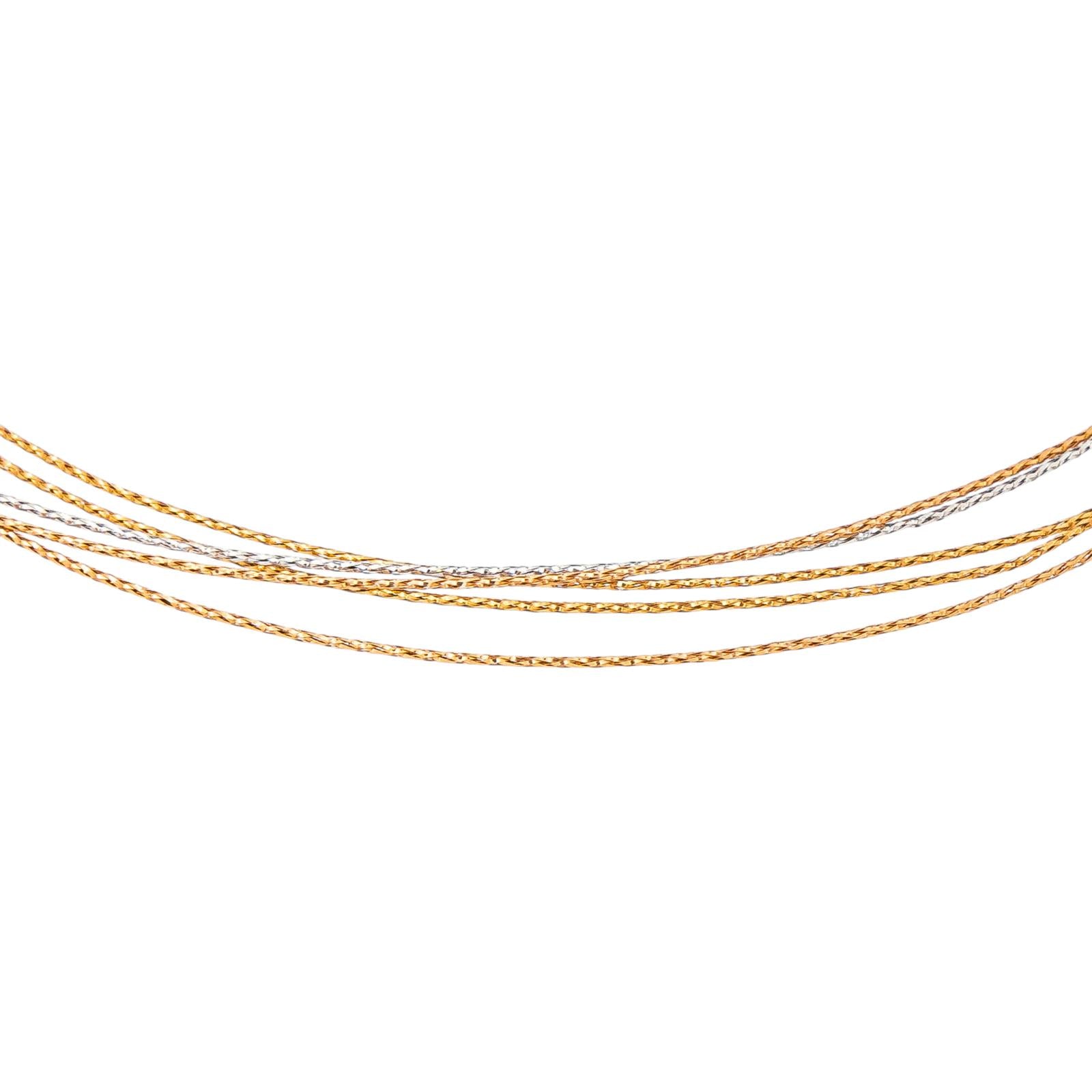 Collier Maille tressée Or jaune