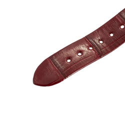 Montre VACHERON CONSTANTIN "Patrimony" PM en or rose, cuir et diamants