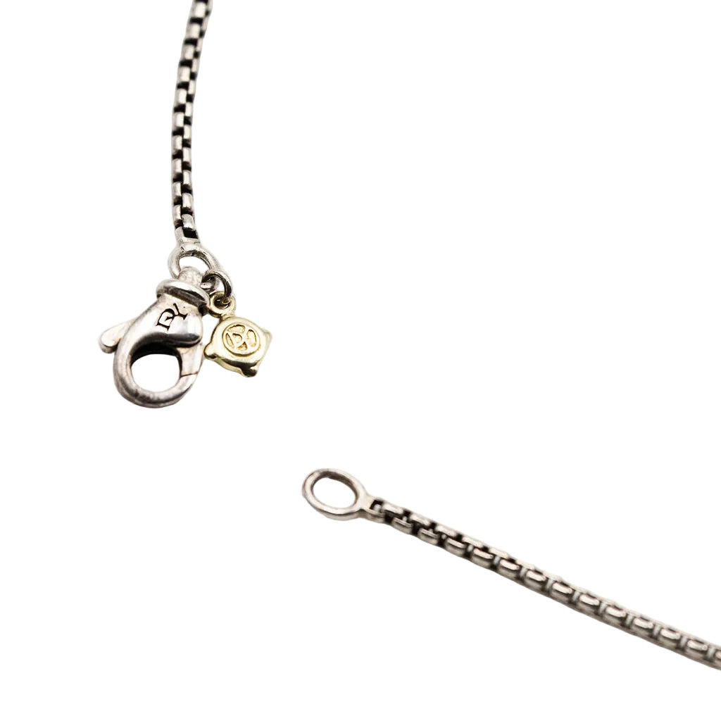 Collier Pendentif DAVID YURMAN en argent et diamants