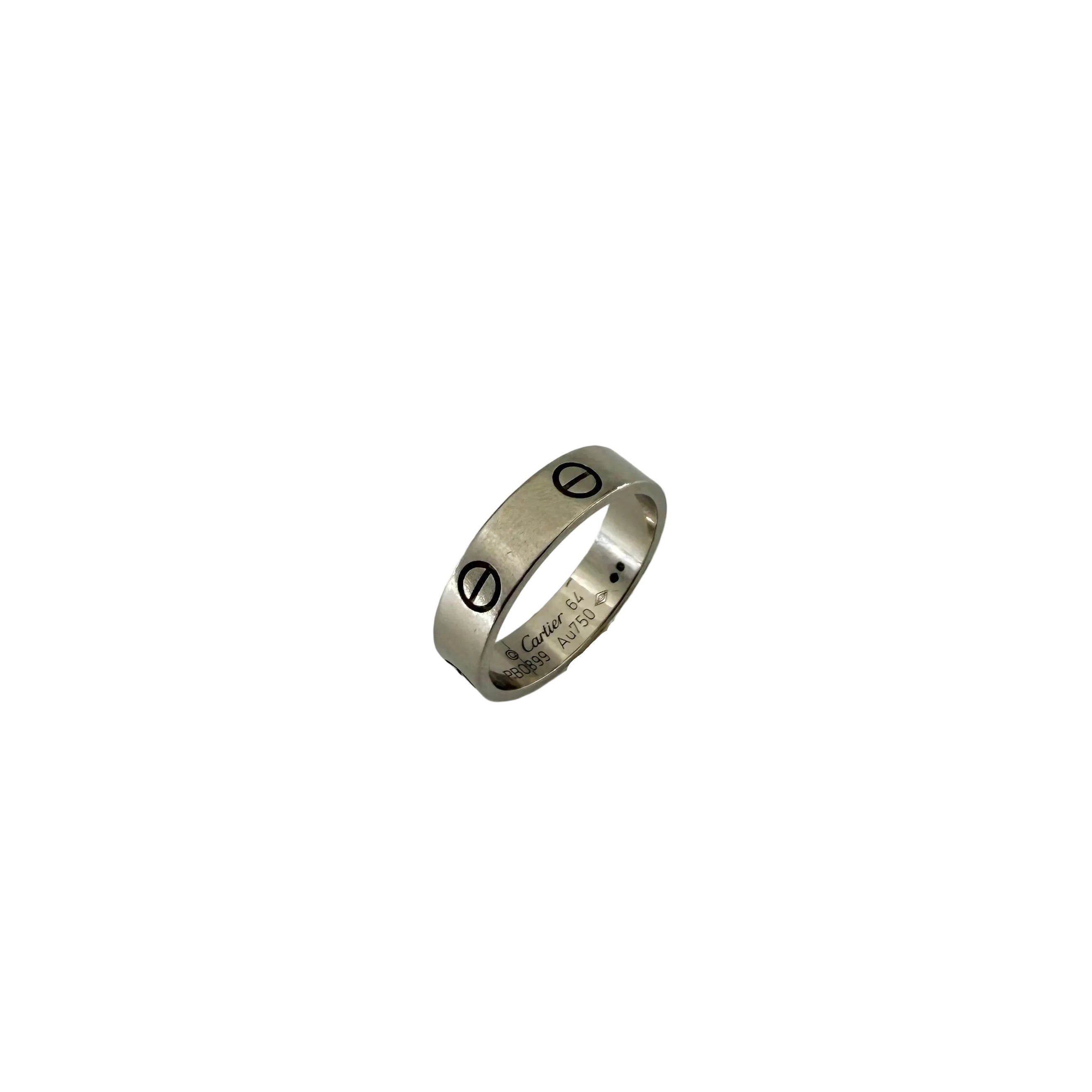 Bague CARTIER "Love" en or blanc