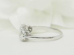 Bague Alliance en or blanc et diamants