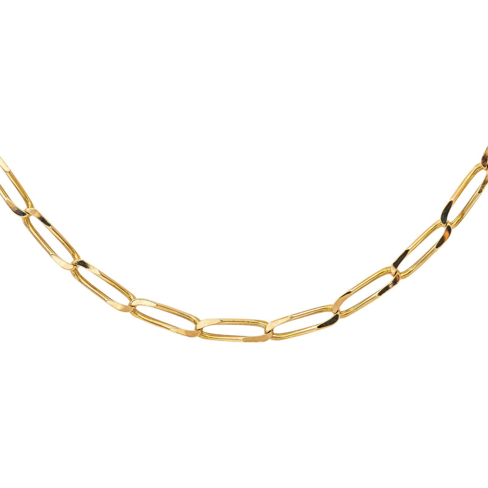 Collier  Maille cheval Or jaune