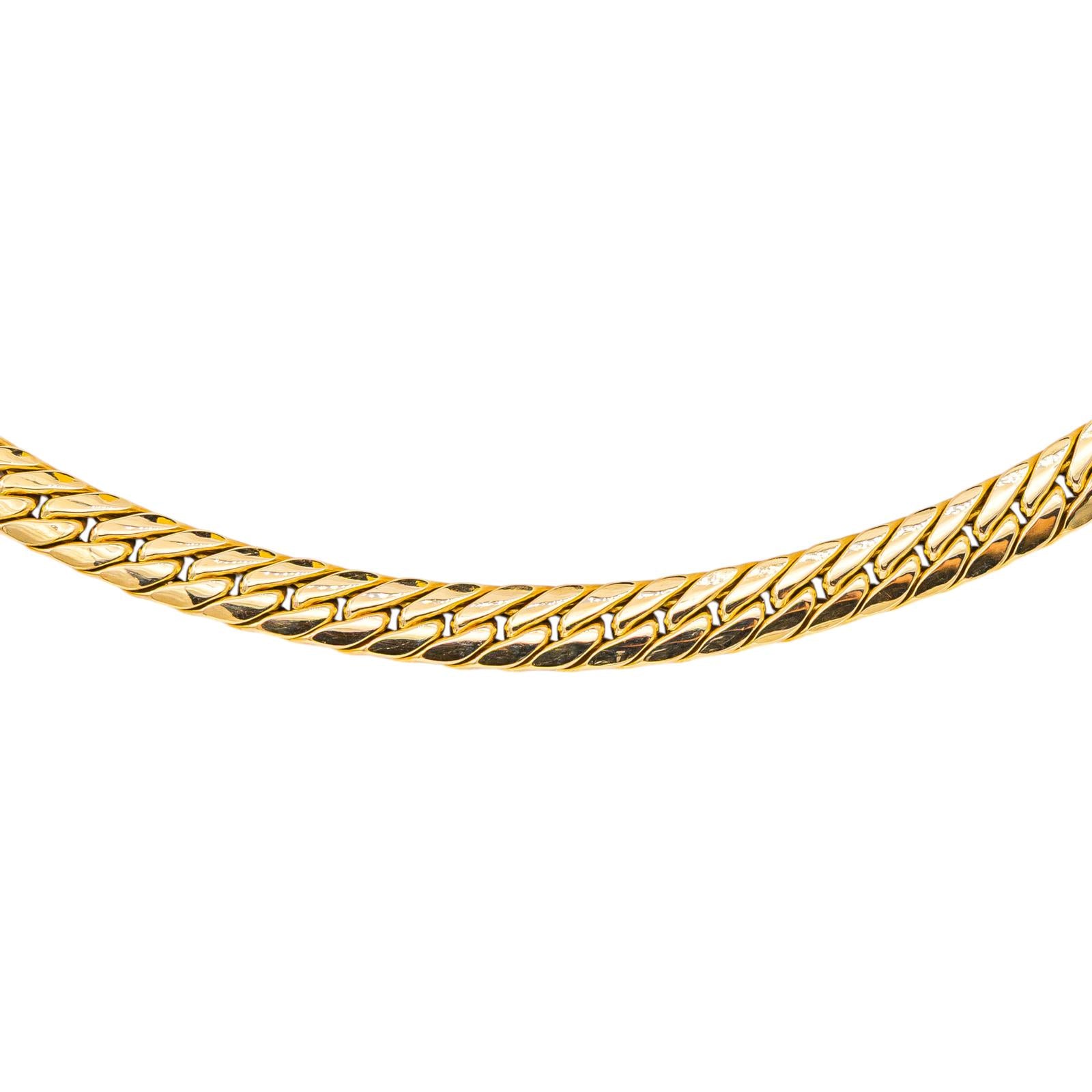 Collier Maille gourmette Or jaune