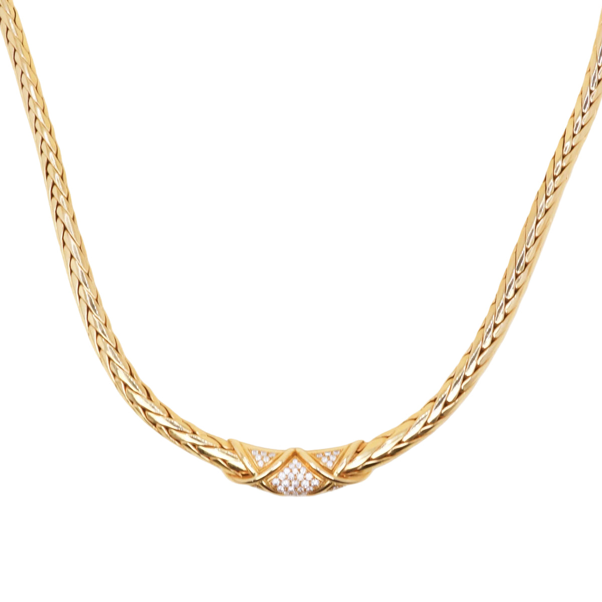 Collier Maille GAY FRÈRES en or jaune et diamants