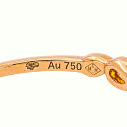 Mellerio Bague Anneau Indra Rose Or rose Saphir