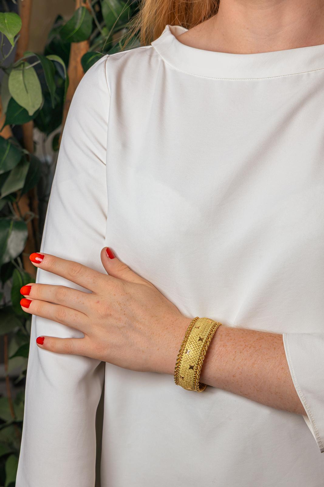 Bracelet Manchette Or jaune