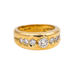 Alain Roure Bague  Or jaune Diamant