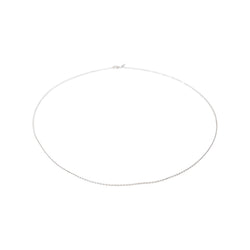 Collier Maille forçat Or blanc