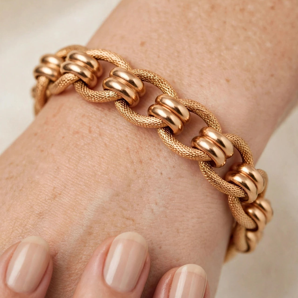 Bracelet Maille en or jaune