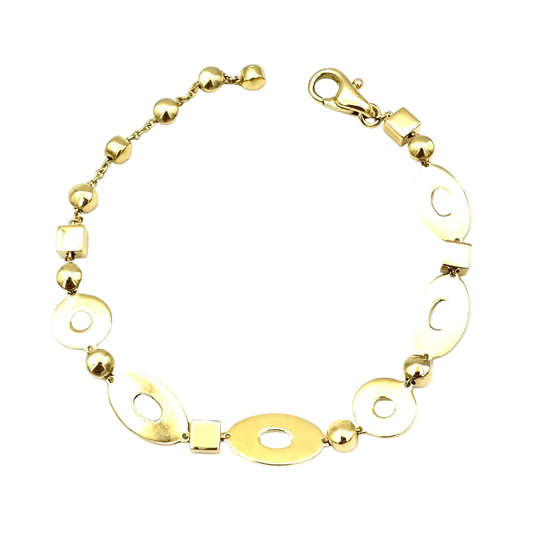 Bracelet Maille BULGARI "Lucea" en or jaune
