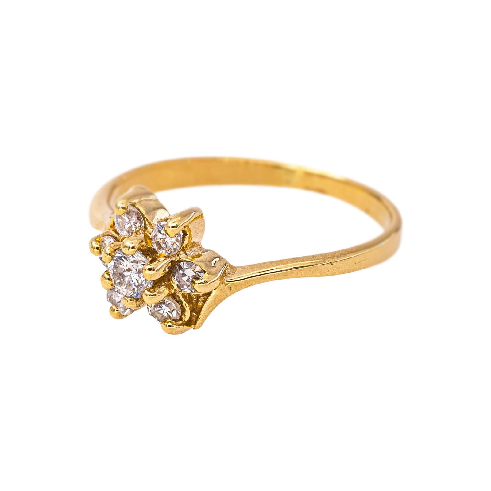 Bague Or jaune Diamant