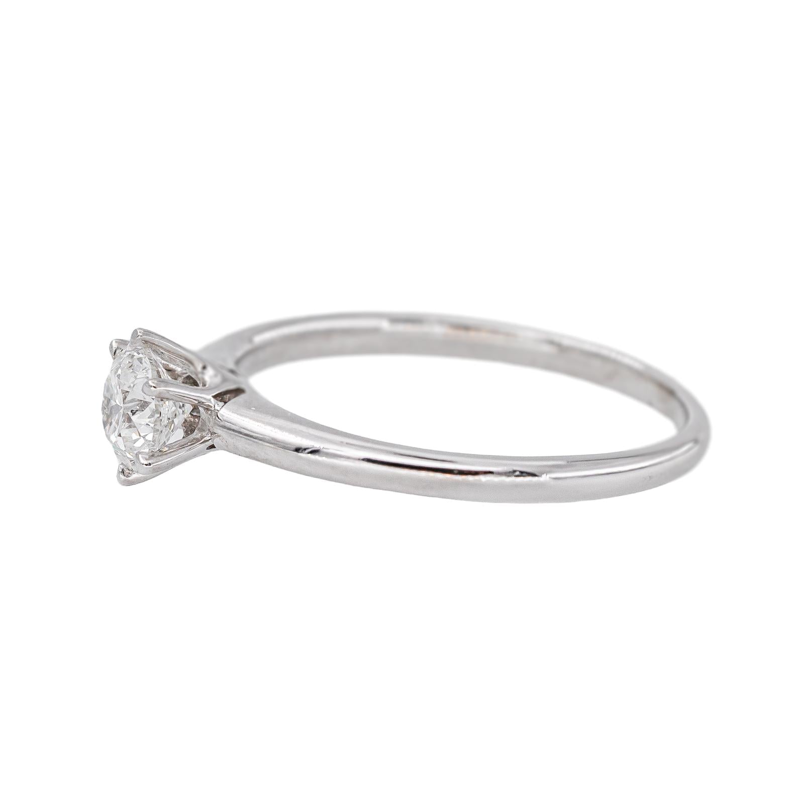 Bague Solitaire Or blanc Diamant