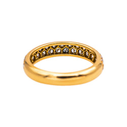 Boucheron Bague Demi-alliance Amour Or jaune Diamant