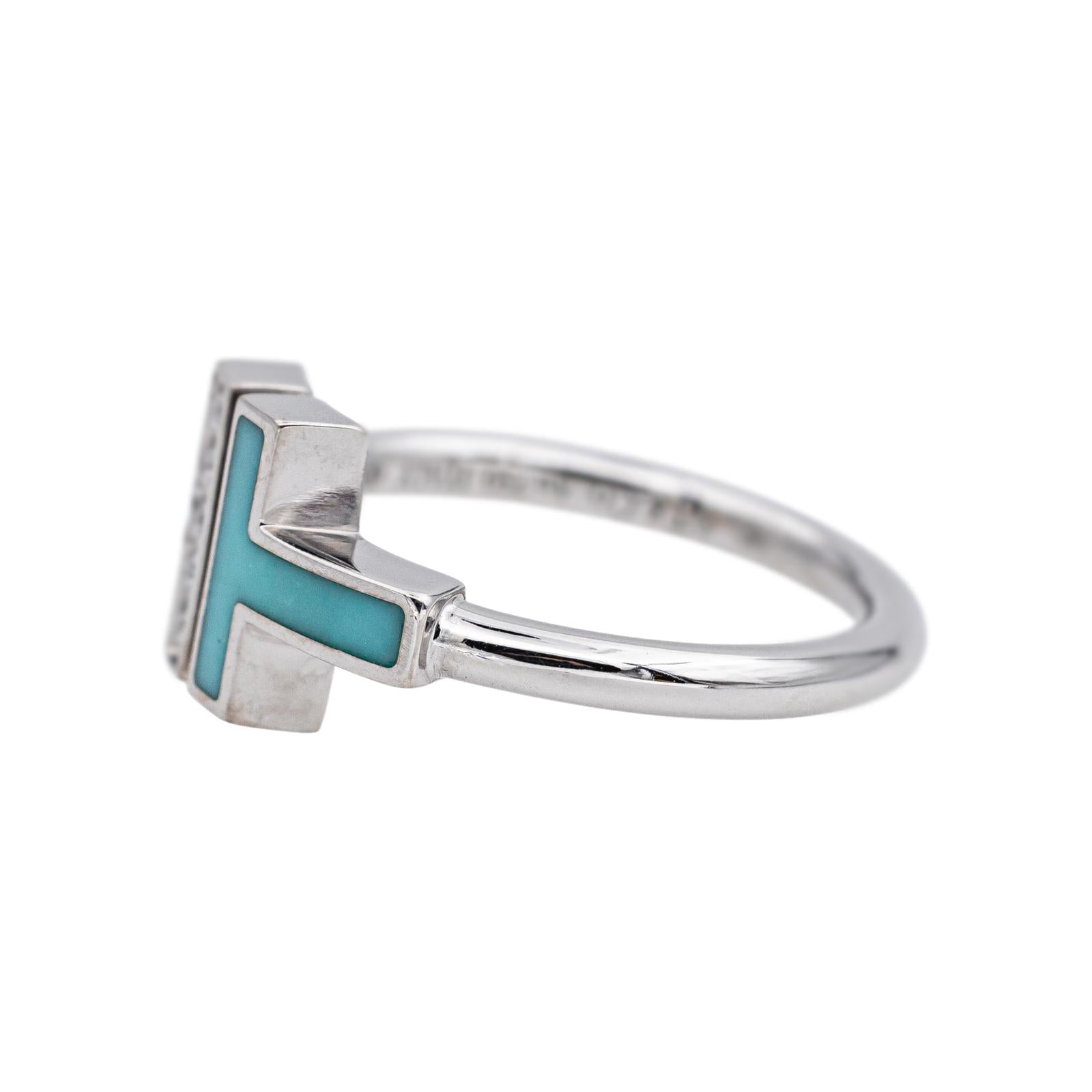 Tiffany & Co Ring T White gold diamond