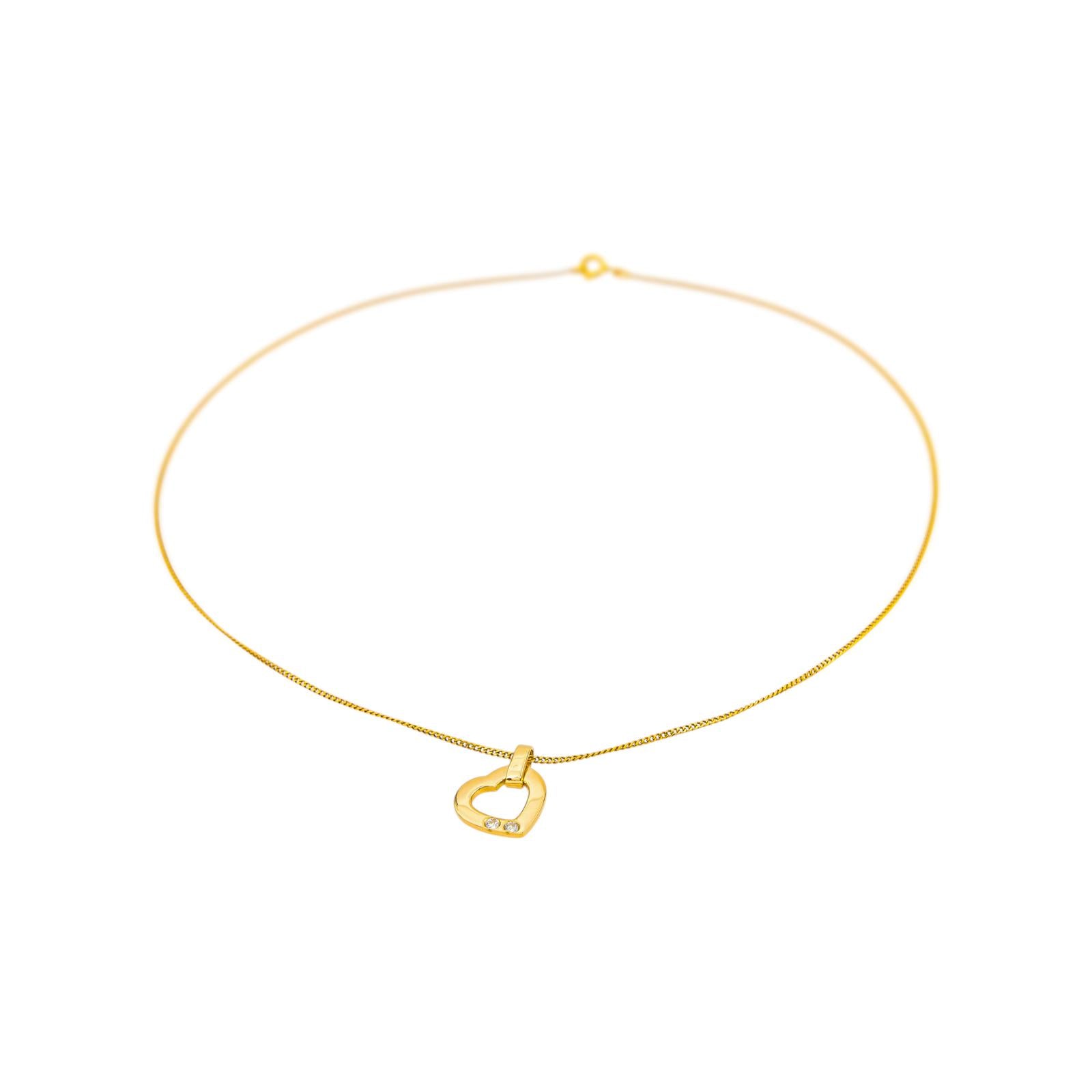 Collier Or jaune Diamant