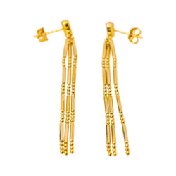 Boucles d'oreilles Pendantes en or jaune