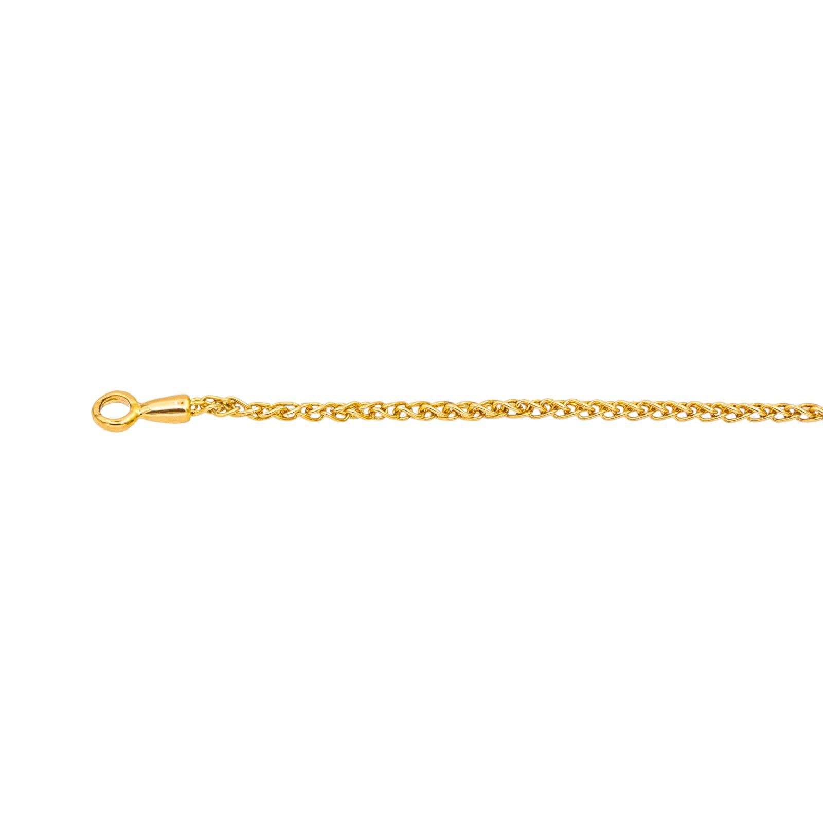 Necklace  Yellow gold Sapphire 