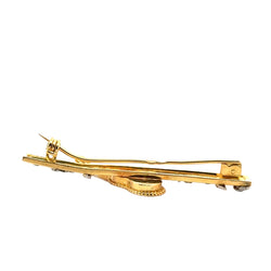 Broche en or jaune, or blanc et diamants