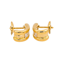 Boucles d'oreilles Or jaune Diamant