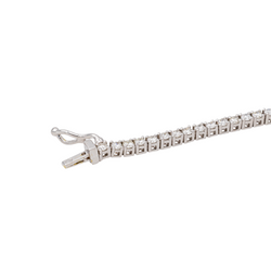 Bracelet Ligne Or blanc Diamant