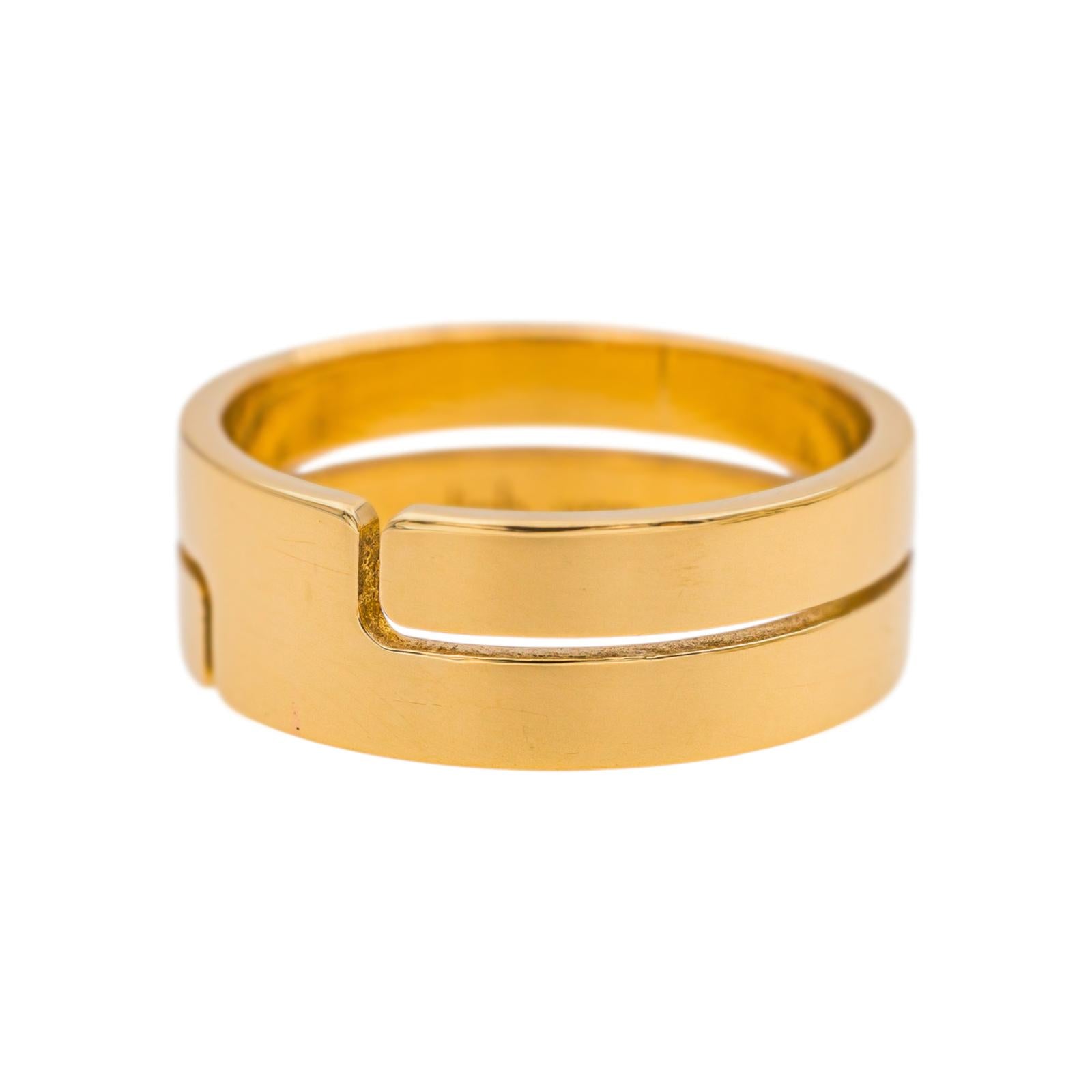 Dinh Van Bague  Jonc Seventies Or jaune