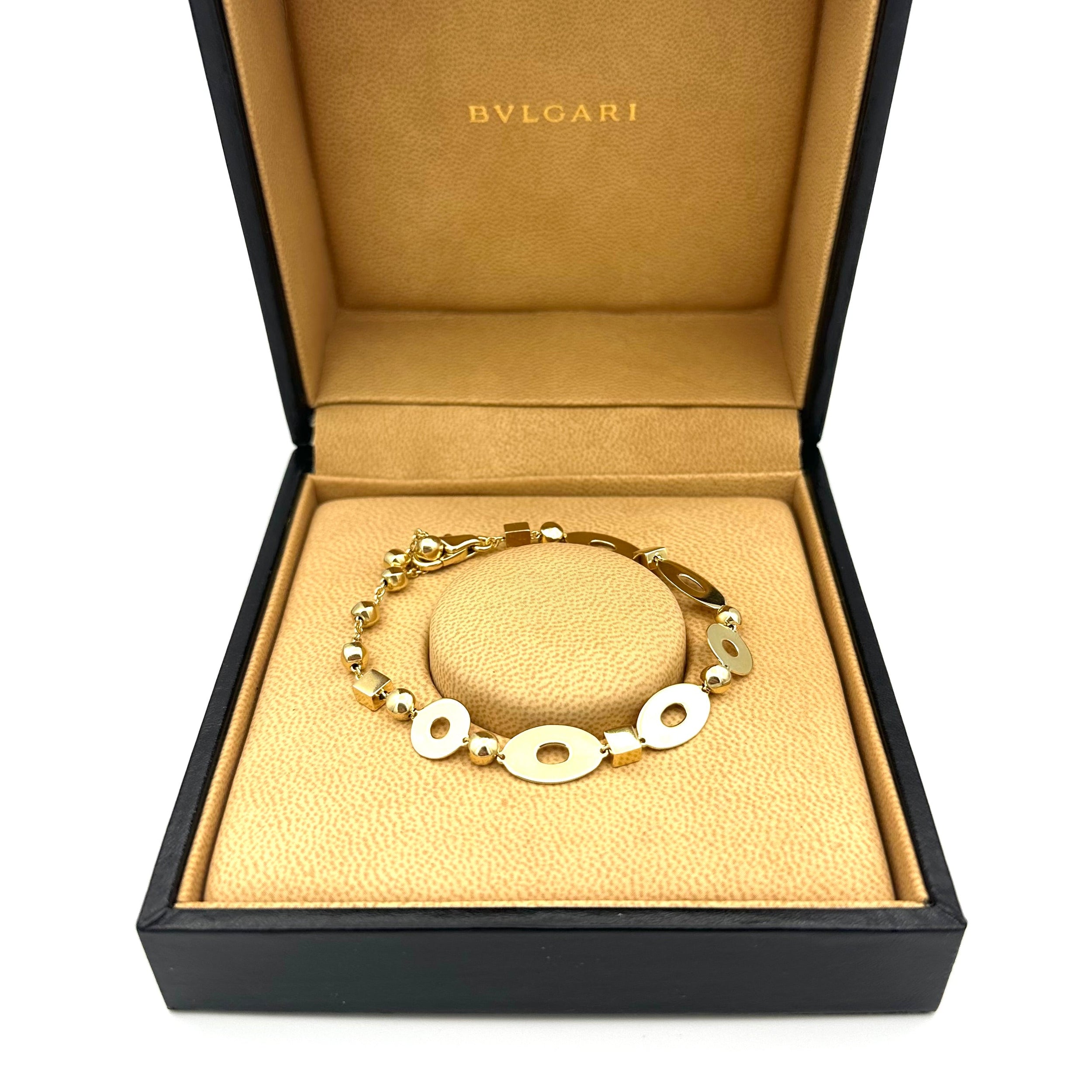 Bracelet Maille BULGARI "Lucea" en or jaune