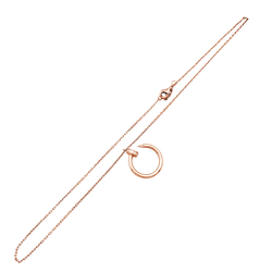 Collier Cartier, "Juste un Clou", or rose et diamants.