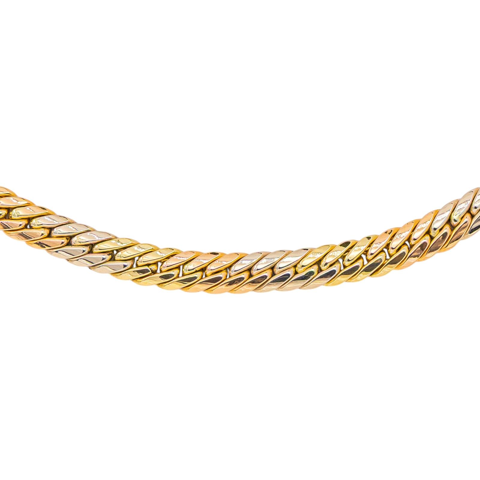 Collier Maille anglaise Or jaune