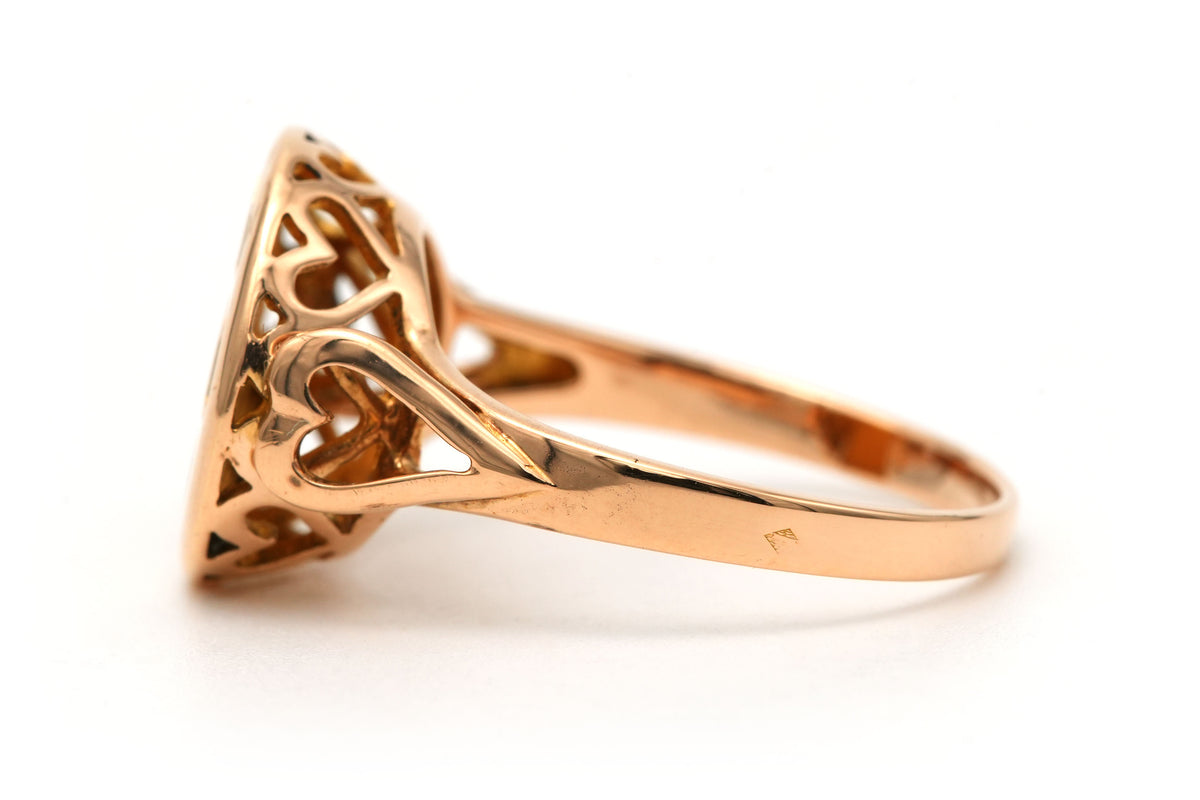Bague Chevalière en or jaune