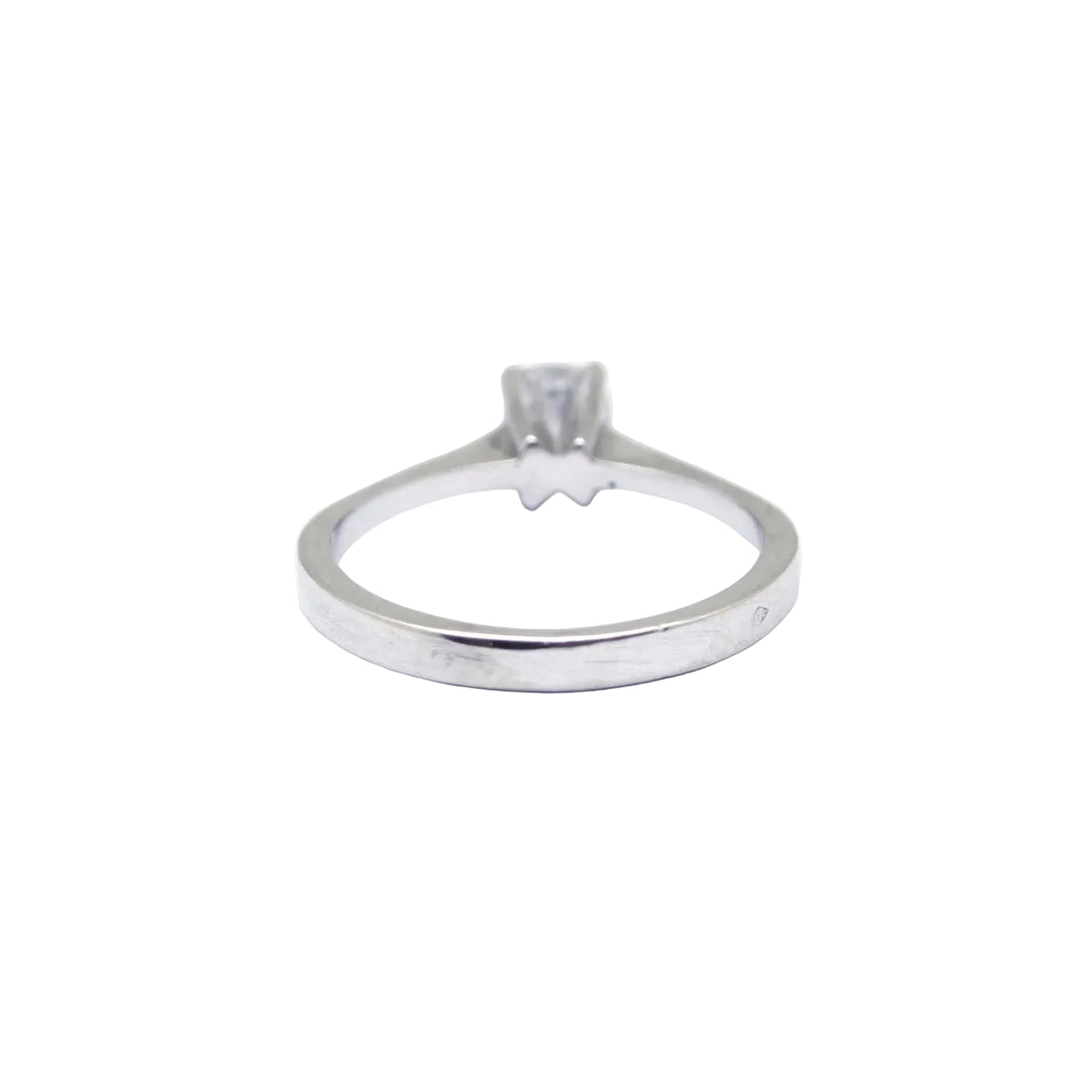 Bague Solitaire en or blanc et diamant